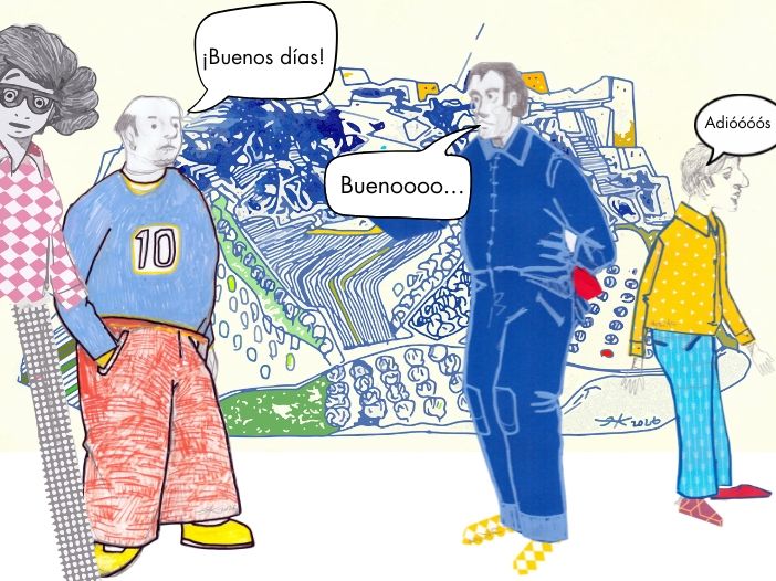 Saludar en los pueblos no es tan fácil como parece